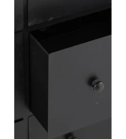 Komoda CADE 175 cm czarna