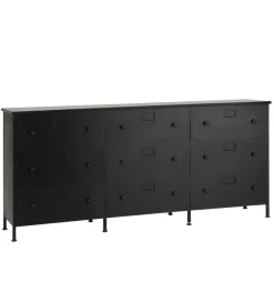 Komoda CADE 175 cm czarna