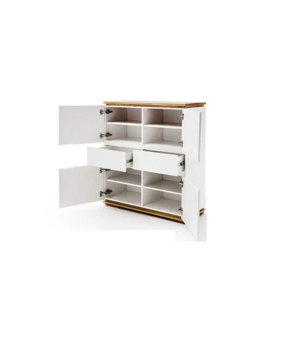 Komoda CHIARO 100 Cm biało kremowa