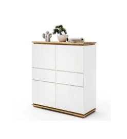 Komoda CHIARO 100 Cm biało kremowa