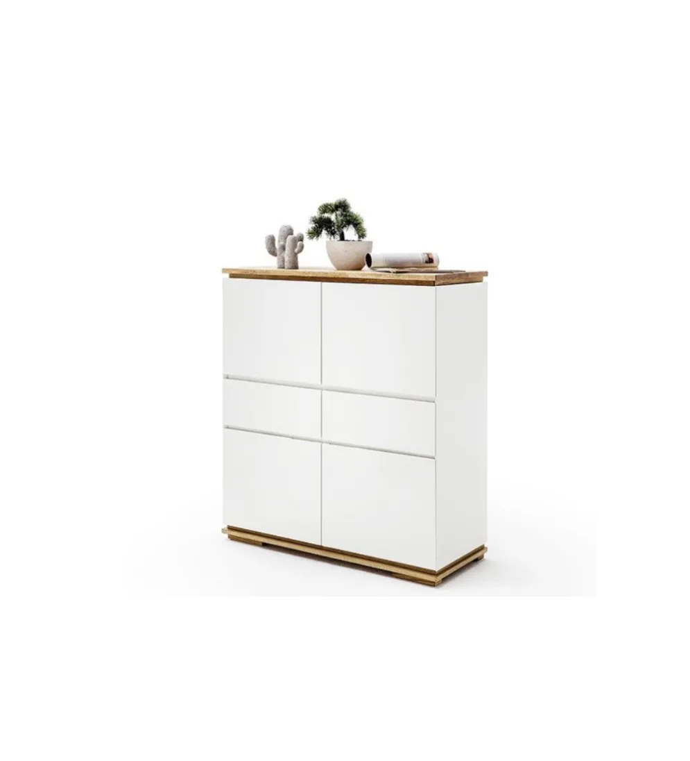 Komoda CHIARO 100 Cm biało kremowa