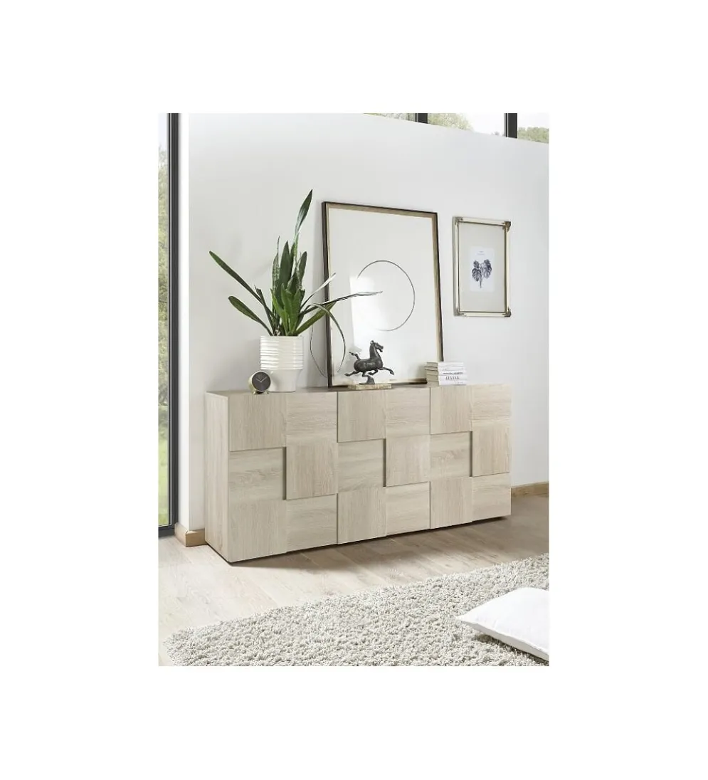 Komoda 181 Cm W Kolorze Dąb Sonoma