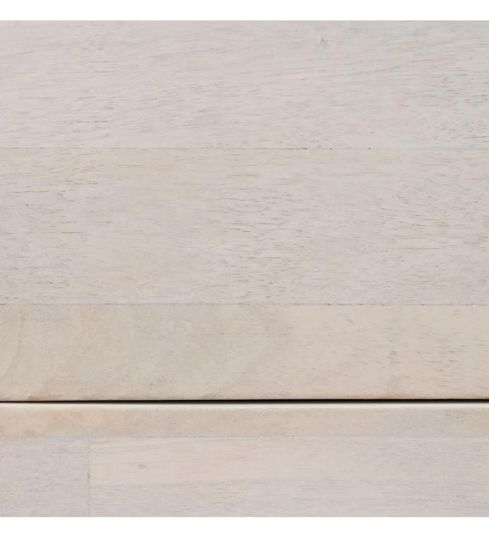 Komoda COSTARIC 83 cm drewno mango bielona