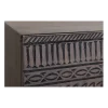 Komoda 3D TRIBAL 120 cm drewno mango ciemny brąz