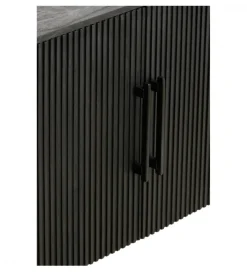 Komoda DUMOSI 140 cm czarna