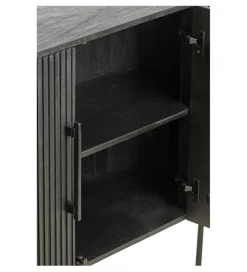 Komoda DUMOSI 140 cm czarna