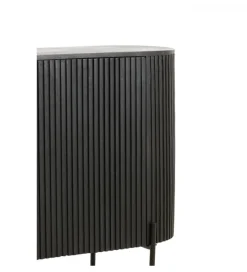Komoda DUMOSI 140 cm czarna