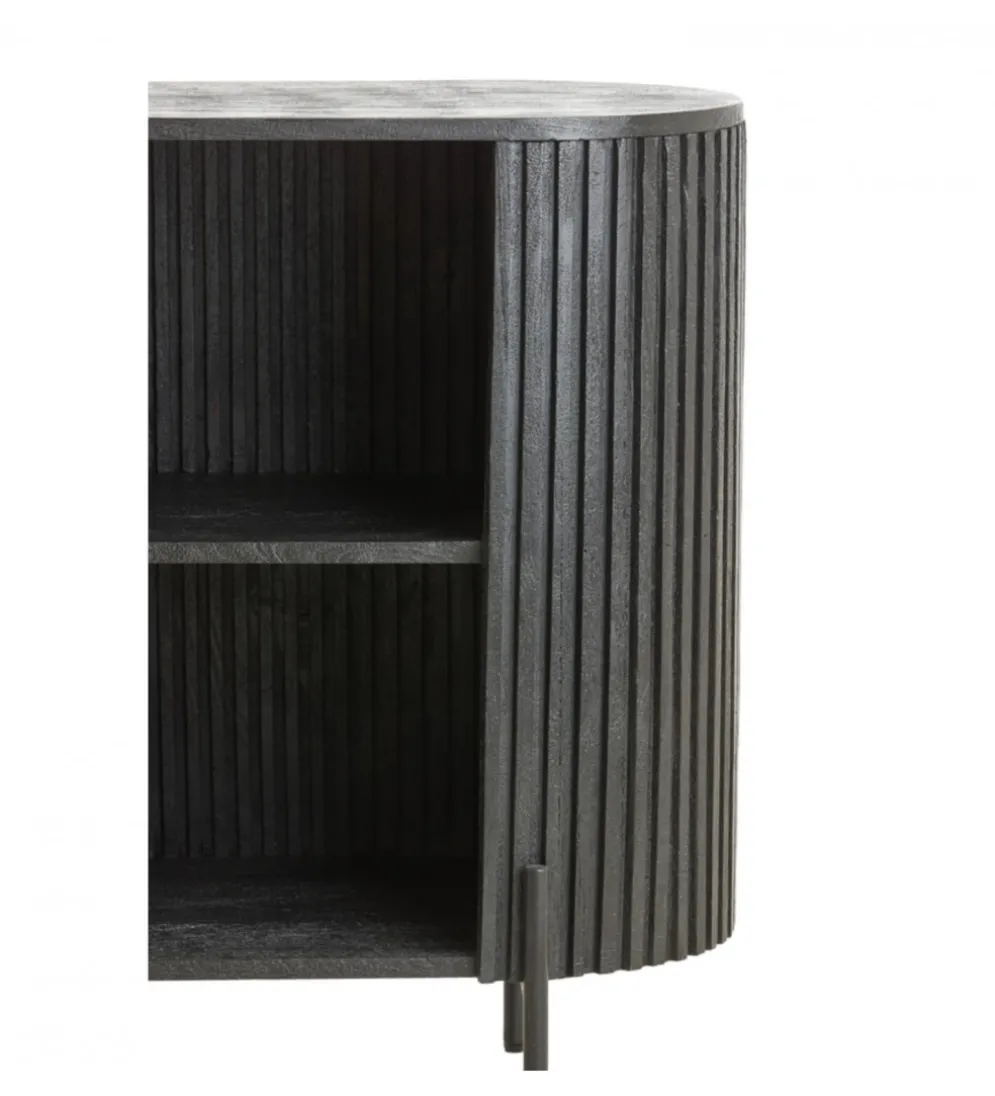 Komoda DUMOSI 100 cm czarna