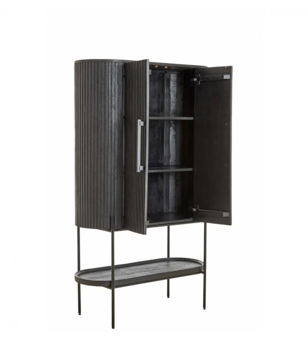 Komoda DUMOSI 165 cm czarny