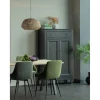 Komoda EVA 150 cm drewno sosna czarna