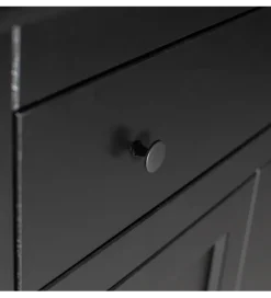 Komoda EVA 150 cm drewno sosna czarna