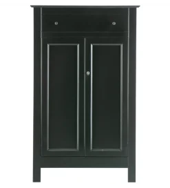 Komoda EVA 150 cm drewno sosna czarna