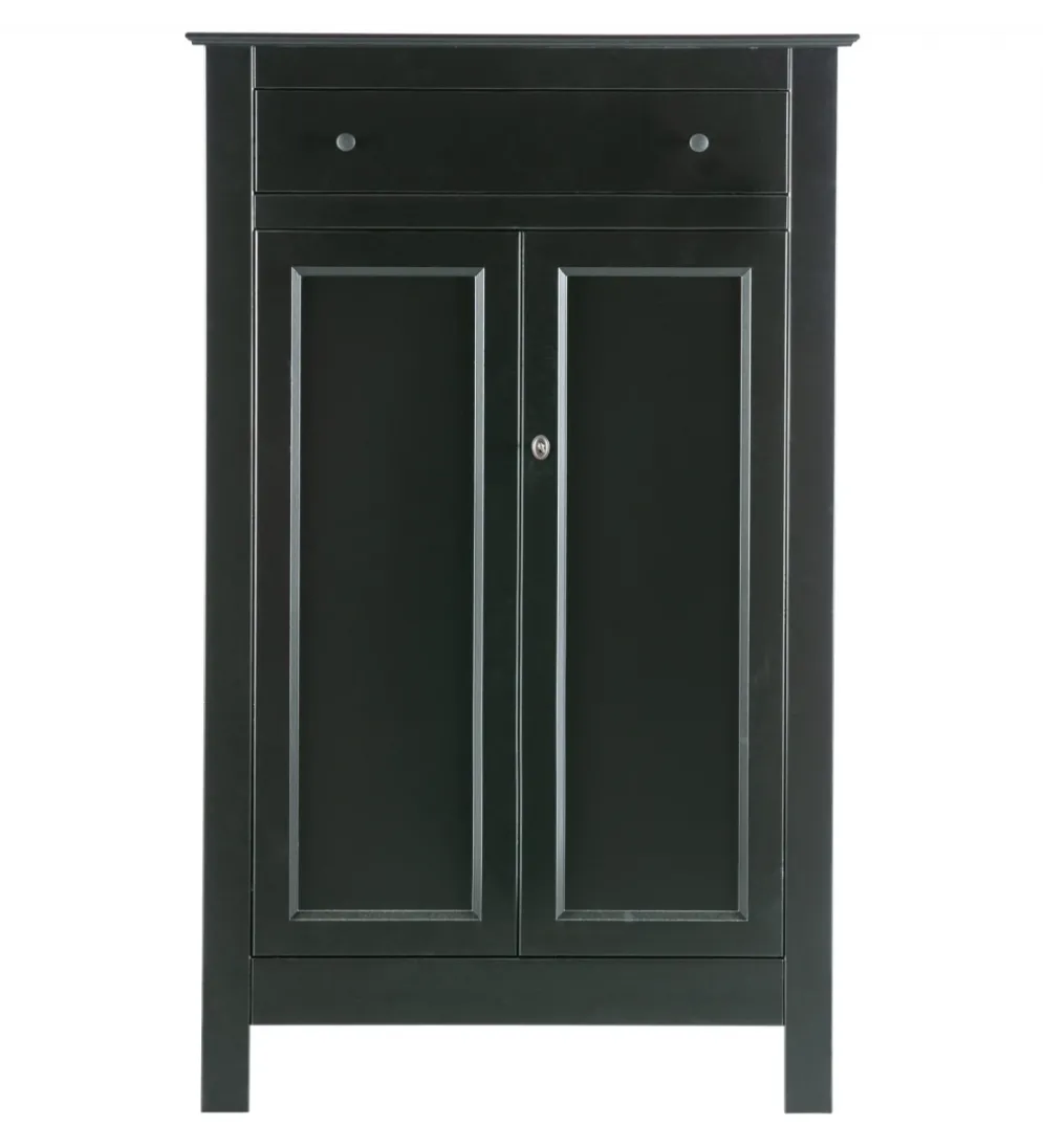 Komoda EVA 150 cm drewno sosna czarna