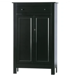 Komoda EVA 150 cm drewno sosna czarna