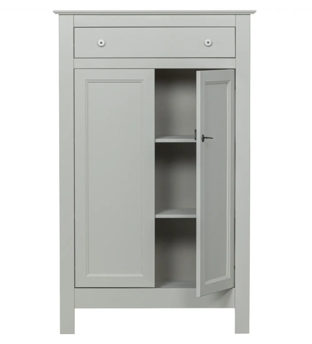 Komoda EVA 150 cm drewno sosna mist