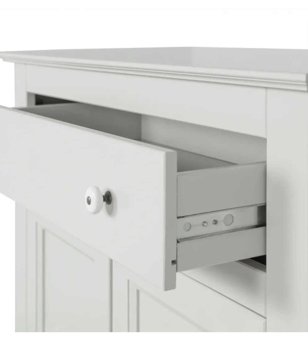 Komoda EVA 150 cm drewno sosna mist