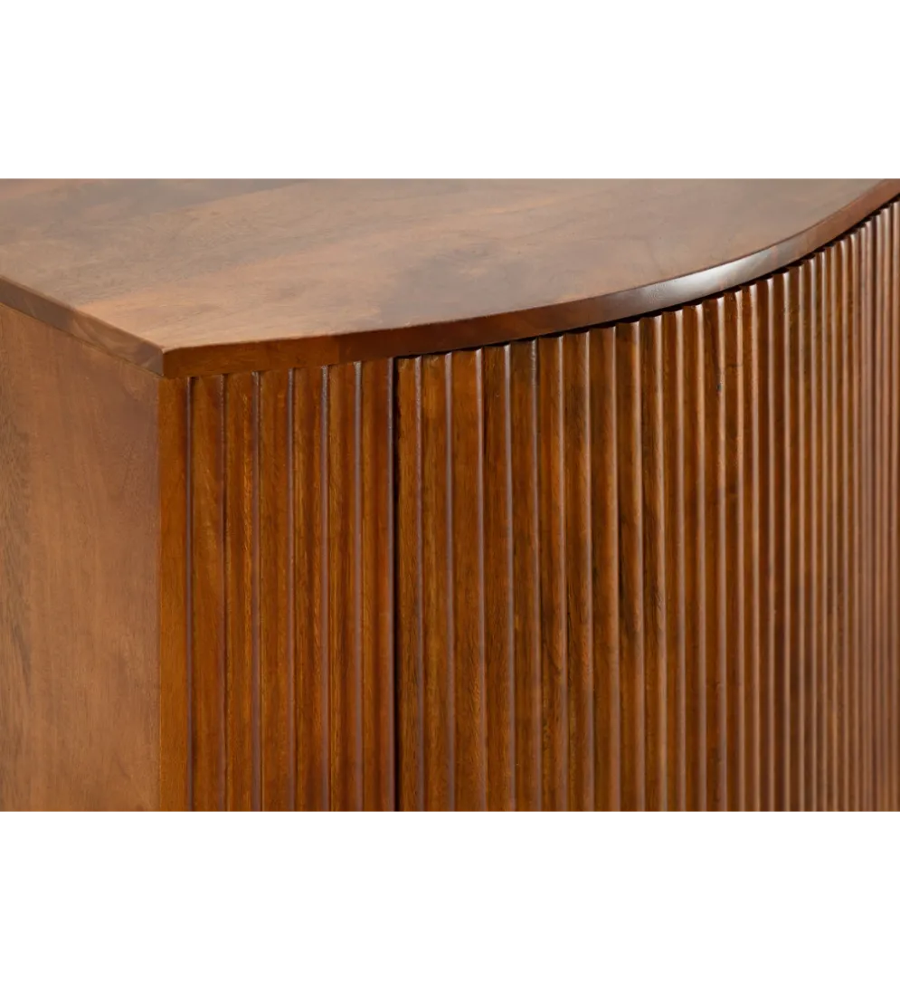 Komoda GRANDEUR 180 cm drewno mango brązowa