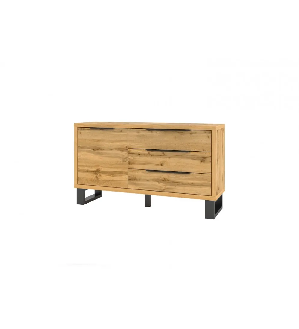 Komoda Halle 144 cm w optyce dąb wotan