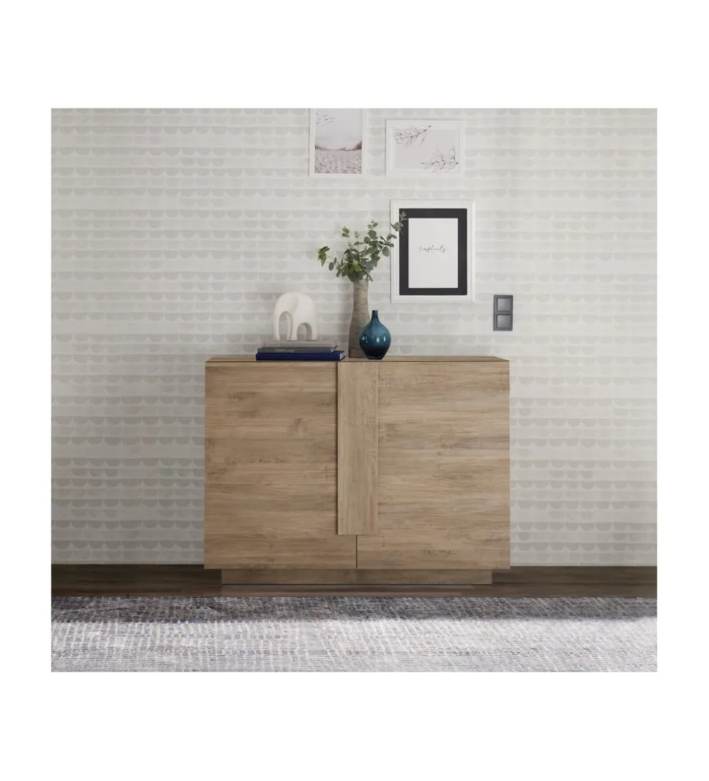 Komoda JUPITER 120 cm w kolorze dąb Mercure
