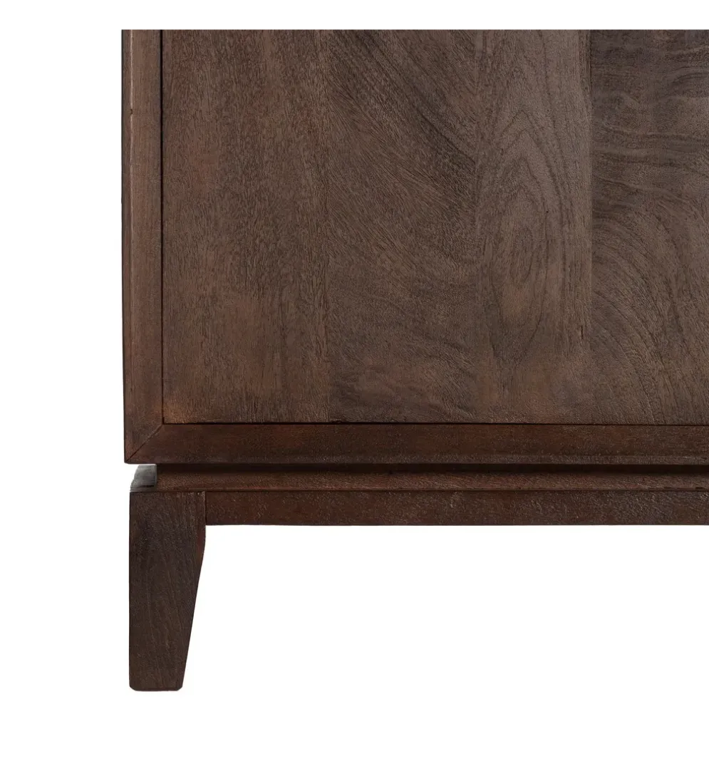 Komoda KILIAN 190 cm drewno mango brązowa