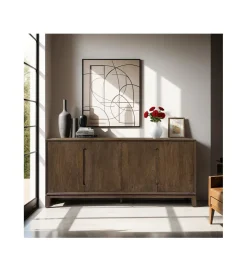 Komoda KORTE 190 cm drewno mango brąz