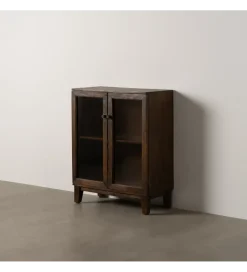 Komoda KOST 80 cm drewno mango brązowy