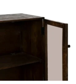 Komoda KOST 80 cm drewno mango brązowy