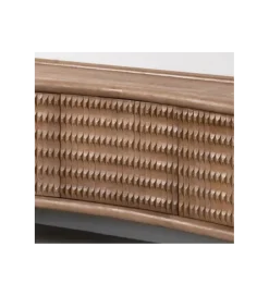 Komoda LANZZI 120 cm czarny mat/dąb artisan