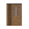 Komoda LARONA 100 cm o wybarwieniu dąb lefkas z kolorem touchwood