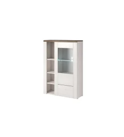 Komoda LARONA 100 cm o wybarwieniu Sonoma Trufel z kolorem Sibiu Larche