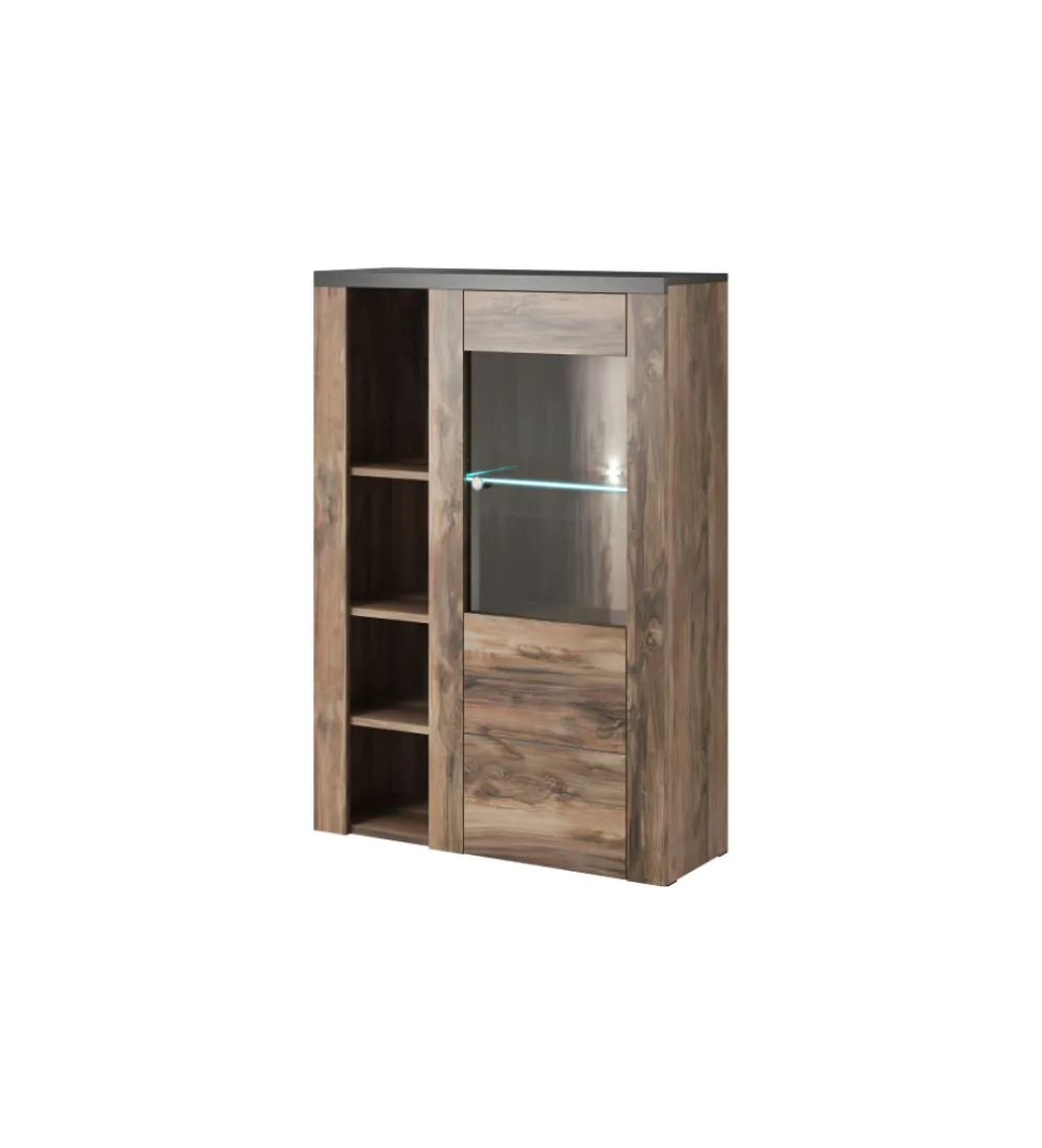 Komoda LARONA 100 Cm O Wybarwieniu Satin Nussbaum z kolorem Touchwood