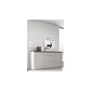 Komoda LARONA 176 cm o wybarwieniu Sonoma Trufel z kolorem Sibiu Larche