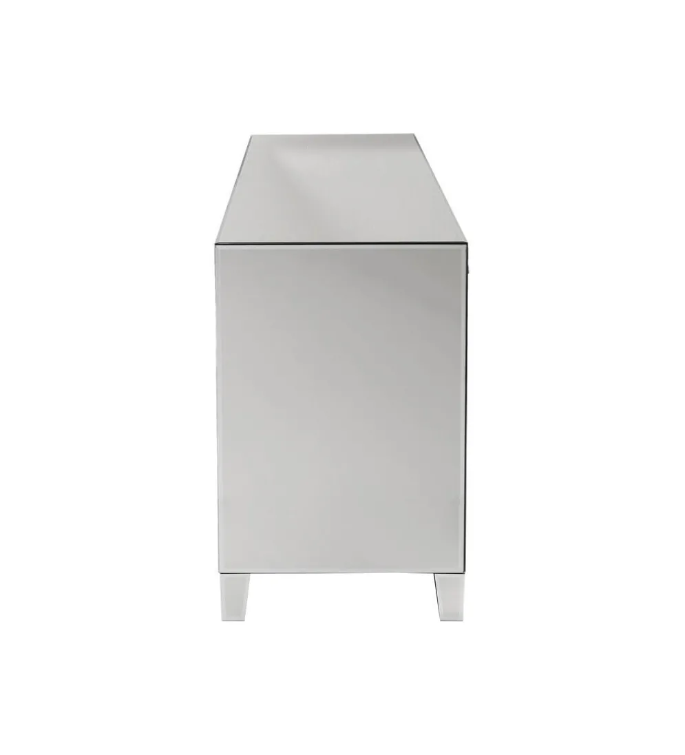 Komoda lustrzana Luxury 140 cm transparentna