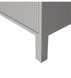 Komoda MADU 91 cm drewno sosna szara