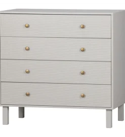 Komoda MADU 91 cm drewno sosna szara