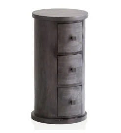 Komoda MIGA 34 cm drewno mango czarna