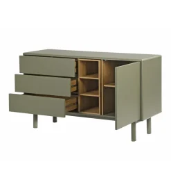 Komoda MOLLARI 140 cm zielona