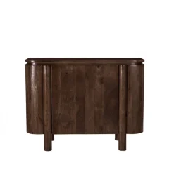 Komoda SALANO 105 cm drewno mango brązowa