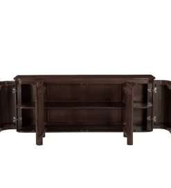 Komoda SALANO 170 cm drewno mango brązowa