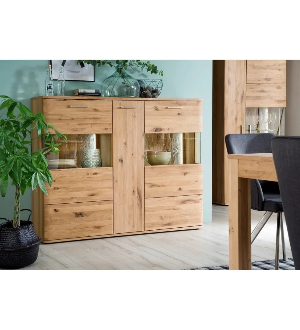 Komoda SANTORI 150 cm dębowa