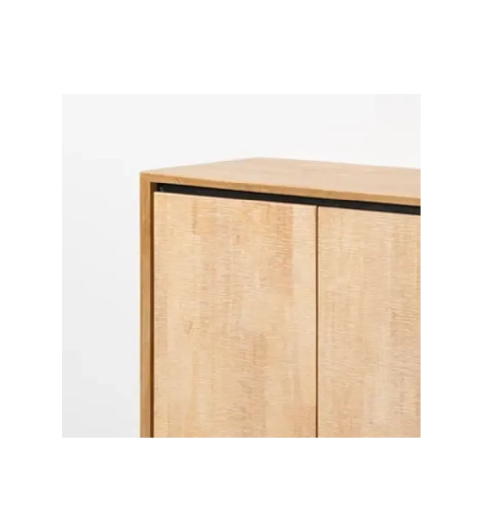 Komoda SINTRA 200 cm drewno kauczuk naturalna