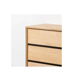 Komoda SINTRA 100 cm drewno kauczuk naturalna
