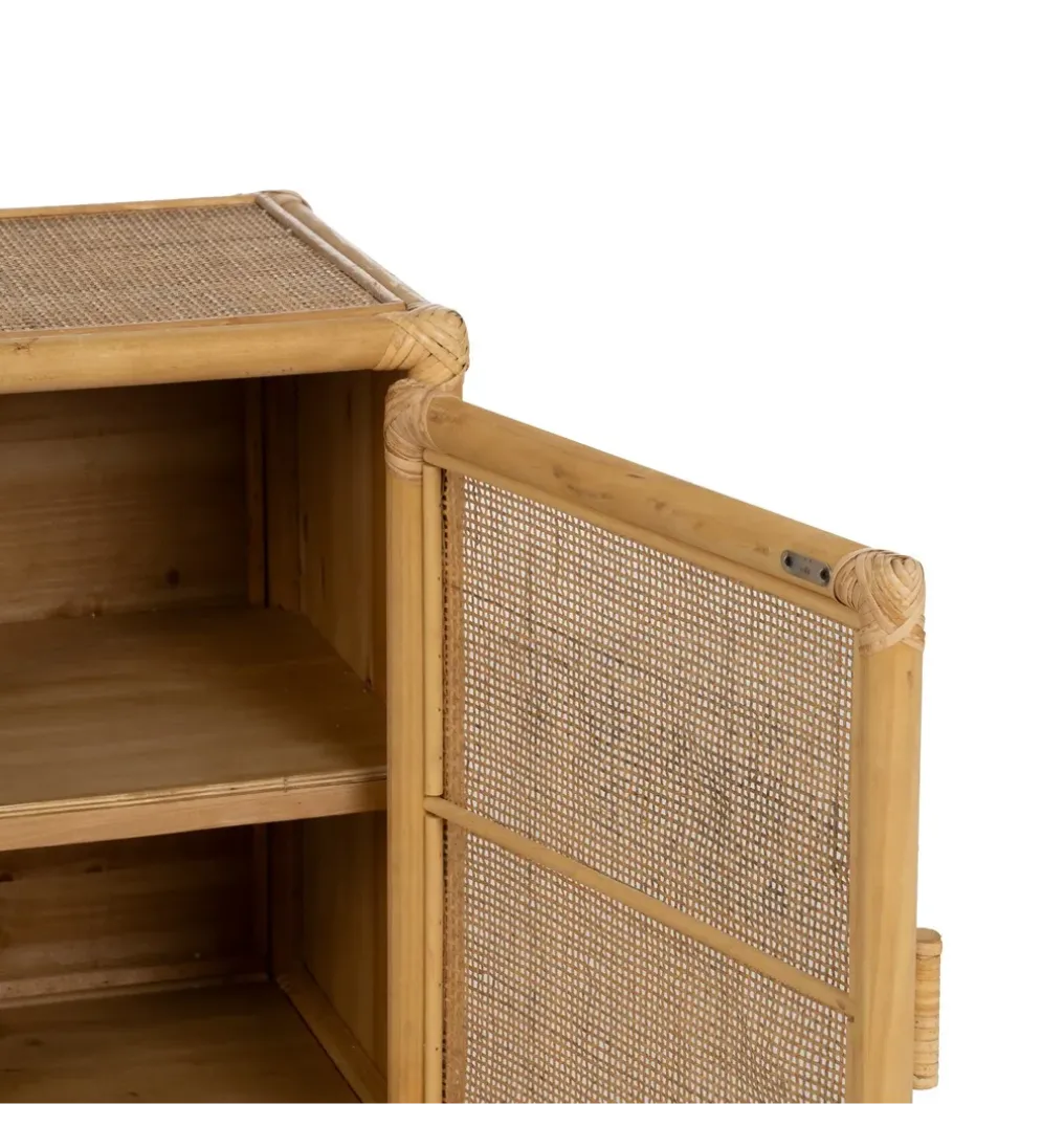Komoda SIZA 97 cm ratan naturalny