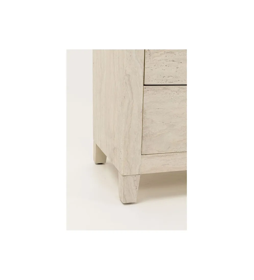 Komoda TRAVERTINO 49 x 110 cm naturalny beżowy
