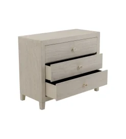 Komoda TRAVERTINO 91 x 74 cm naturalna beżowa