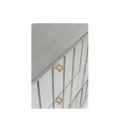 Komoda VENICE LIVE 106 cm srebrna