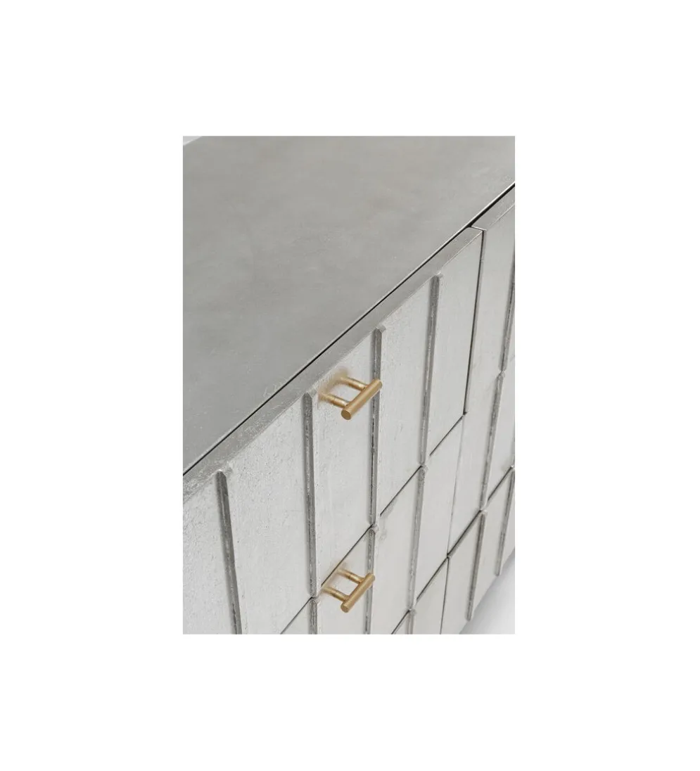 Komoda VENICE LIVE 106 cm srebrna