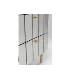 Komoda VENICE LIVE 106 cm srebrna