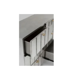 Komoda VENICE LIVE 106 cm srebrna