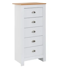 Komoda VINCENTE 53 cm biała